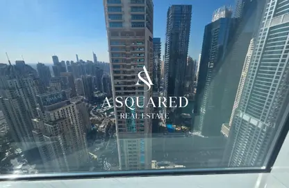 شقة - غرفة نوم - 2 حمامات للايجار في برج ماج 218 - دبي مارينا - دبي