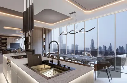 صورة لـ مطبخ شقة - غرفة نوم - 1 حمام للبيع في سوسايتي هاوس - دبي وسط المدينة - دبي ، صورة رقم 1