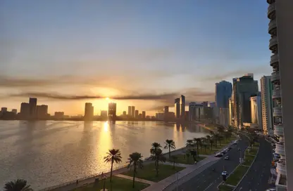 Apartment - 2 Bedrooms - 3 Bathrooms for sale in Al Dana Tower - Al Majaz 3 - Al Majaz - Sharjah
