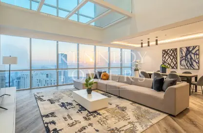 Apartment - 4 Bedrooms - 4 Bathrooms for rent in Al Fattan Marine Towers - Jumeirah Beach Residence - Dubai
