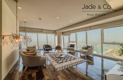 Apartment - 4 Bedrooms - 5 Bathrooms for rent in Damac Heights - Dubai Marina - Dubai