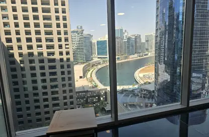 مكتب - استوديو - 2 حمامات للايجار في برج بايناري - الخليج التجاري - دبي