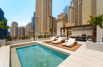 Penthouse - 4 Bedrooms - 5 Bathrooms for sale in Sadaf 8 - Sadaf - Jumeirah Beach Residence - Dubai