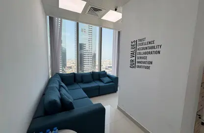Office Space - Studio - 1 Bathroom for rent in The Prism - Business Bay - Dubai