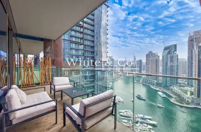 Balcony image for: Apartment - 1 Bedroom - 2 Bathrooms for rent in Jumeirah Living Marina Gate - Marina Gate - Dubai Marina - Dubai, Image 1
