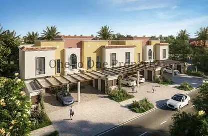 Outdoor House image for: Townhouse - 2 Bedrooms - 3 Bathrooms for sale in Yas Park Gate - Yas Island - Abu Dhabi, Image 1
