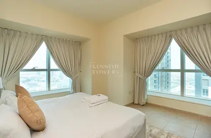 Room / Bedroom image for: Apartment - 2 Bedrooms - 2 Bathrooms for rent in Elite Residence - Dubai Marina - Dubai, Image 1