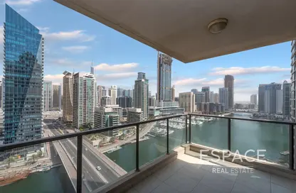 Balcony image for: Apartment - 2 Bedrooms - 3 Bathrooms for sale in Marina Quays West - Marina Quays - Dubai Marina - Dubai, Image 1