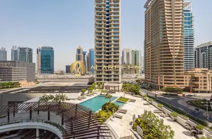 Apartment - 1 Bedroom - 2 Bathrooms for rent in Silverene Tower A - Silverene - Dubai Marina - Dubai