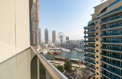 Apartment - 1 Bathroom for rent in Sparkle Tower 2 - Sparkle Towers - Dubai Marina - Dubai