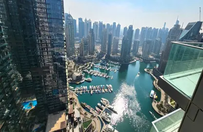 Apartment - 3 Bedrooms - 4 Bathrooms for rent in Damac Heights - Dubai Marina - Dubai