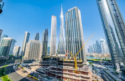 شقة - 2 غرف نوم - 2 حمامات للايجار في برج التاج - دبي وسط المدينة - دبي