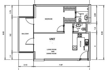 Apartment - 1 Bedroom - 2 Bathrooms for sale in Farishta - Azizi Residence - Al Furjan - Dubai