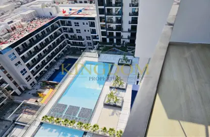 Pool image for: Apartment - 1 Bedroom - 2 Bathrooms for rent in Binghatti Crest - Jumeirah Village Circle - Dubai, Image 1