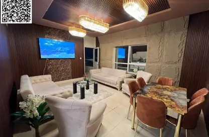 Apartment - 2 Bedrooms - 2 Bathrooms for sale in Orient Tower 1 - Orient Towers - Al Bustan - Ajman