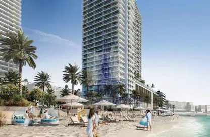 Apartment - 2 Bedrooms - 2 Bathrooms for sale in Beachgate by Address - EMAAR Beachfront - Dubai Harbour - Dubai