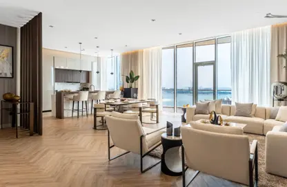 Apartment - 3 Bedrooms - 4 Bathrooms for rent in Tanzanite - Tiara Residences - Palm Jumeirah - Dubai