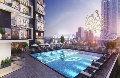 Pool image for: Penthouse - 2 Bedrooms - 3 Bathrooms for sale in Binghatti Heights - Jumeirah Village Circle - Dubai, Image 1