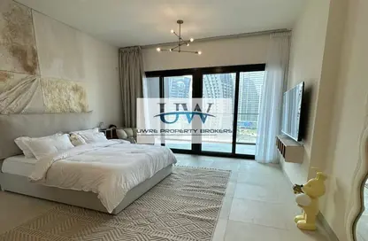 Room / Bedroom image for: Apartment - 1 Bathroom for rent in Binghatti Canal - Business Bay - Dubai, Image 1