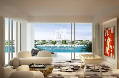 Living Room image for: Villa - 6 Bedrooms - 7 Bathrooms for sale in Frond M - Signature Villas - Palm Jebel Ali - Dubai, Image 1