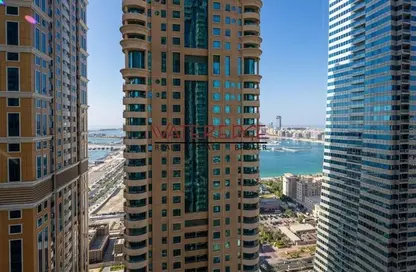 Apartment - 3 Bedrooms - 3 Bathrooms for rent in Sulafa Tower - Dubai Marina - Dubai