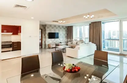 شقة - 2 غرف نوم - 2 حمامات للايجار في برج الدار - دبي مارينا - دبي