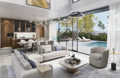 Living / Dining Room image for: Villa - 6 Bedrooms for sale in Saadiyat Lagoons - Saadiyat Island - Abu Dhabi, Image 1