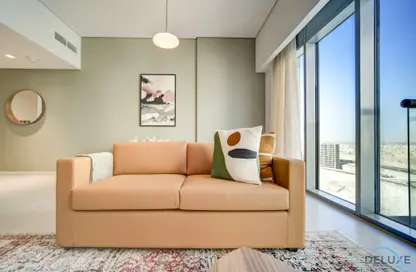 Living Room image for: Apartment - 1 Bedroom - 1 Bathroom for rent in Montrose B - Al Barsha South - Al Barsha - Dubai, Image 1