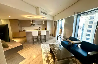 Living / Dining Room image for: Apartment - 1 Bathroom for rent in Hyatt Regency Creek Heights Residences - Dubai Healthcare City - Dubai, Image 1