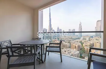 شقة - 2 غرف نوم - 2 حمامات للايجار في بلفيو برج 1 - أبراج بلفيو - دبي وسط المدينة - دبي
