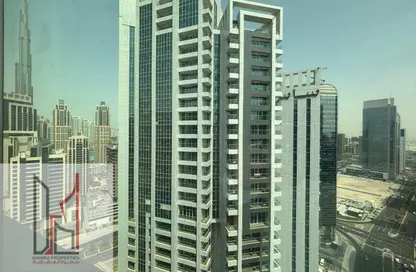 Office Space - Studio - 1 Bathroom for rent in Clover Bay Tower - Business Bay - Dubai