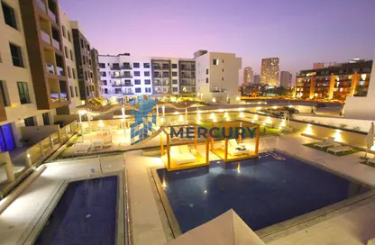 شقة - غرفة نوم - 2 حمامات للايجار في مبني اوكسفورد - منطقة 14 - قرية جميرا الدائرية - دبي