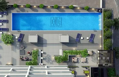 Pool image for: Apartment - 3 Bedrooms - 4 Bathrooms for sale in Catch Residences By IGO - Jumeirah Village Circle - Dubai, Image 1