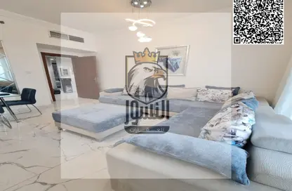 Apartment - 1 Bedroom - 2 Bathrooms for rent in Oasis Tower - Al Rashidiya 1 - Al Rashidiya - Ajman