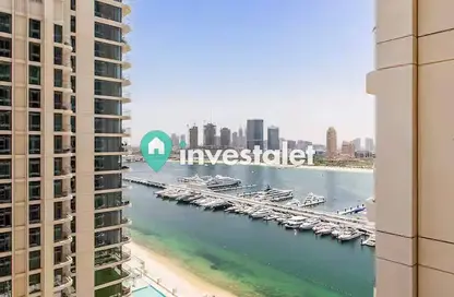 Apartment - 1 Bedroom - 1 Bathroom for rent in Marina Vista - EMAAR Beachfront - Dubai Harbour - Dubai