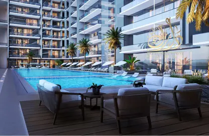 Pool image for: Apartment - 2 Bedrooms - 3 Bathrooms for sale in Binghatti Azure - Jumeirah Village Circle - Dubai, Image 1