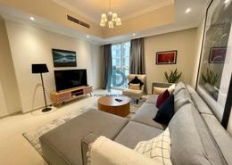 Living Room image for: Apartment - 3 bedrooms - 3 bathrooms for rent in Dunya Tower - Burj Khalifa Area - Downtown Dubai - Dubai, Image 1