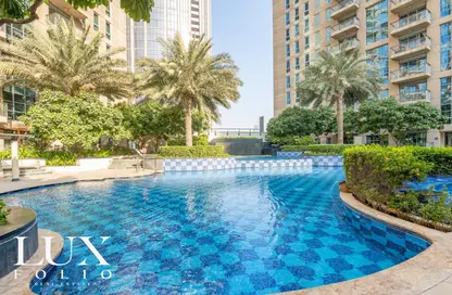 Pool image for: Apartment - 2 Bedrooms - 2 Bathrooms for rent in Standpoint Tower 1 - Standpoint Towers - Downtown Dubai - Dubai, Image 1