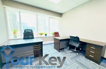 Office Space - Studio - 1 Bathroom for rent in Al Moosa Tower 2 - Al Moosa Towers - Sheikh Zayed Road - Dubai