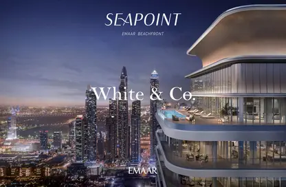 Apartment - 1 Bedroom - 1 Bathroom for sale in Seapoint - EMAAR Beachfront - Dubai Harbour - Dubai