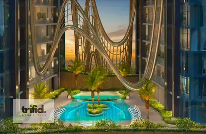 شقة - غرفة نوم - 1 حمام للبيع في سكاي هيلز ريزيدنسز 1 - سكاي هيلز ريسيدنزيس - حديقة دبي العلميه - دبي