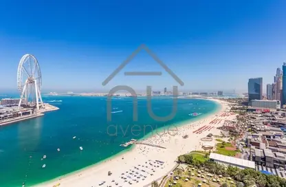 Apartment - 2 Bedrooms - 4 Bathrooms for rent in Al Bateen Residences - Jumeirah Beach Residence - Dubai