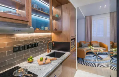 Kitchen image for: Apartment - 1 Bathroom for rent in Andaz Dubai The Palm - Palm Jumeirah - Dubai, Image 1