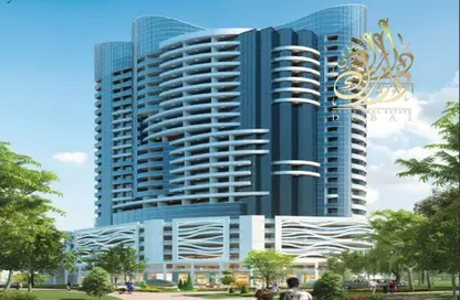 Outdoor Building image for: Apartment - 1 Bedroom - 2 Bathrooms for sale in Blue Waves Tower - Dubai Residence Complex - Dubai, Image 1