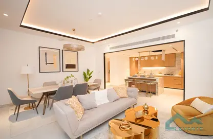 Living / Dining Room image for: Apartment - 2 Bedrooms - 2 Bathrooms for sale in Azizi Venice - Dubai South (Dubai World Central) - Dubai, Image 1