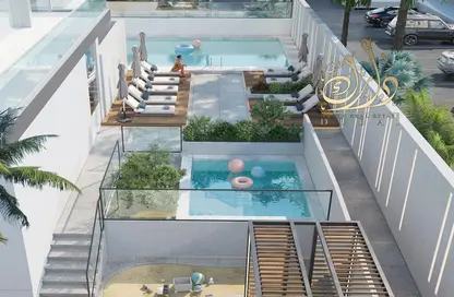 صورة لـ حوض سباحة شقة - غرفة نوم - 2 حمامات للبيع في جولف فيو ريزدنس - مدينة دبي الرياضية - دبي ، صورة رقم 1