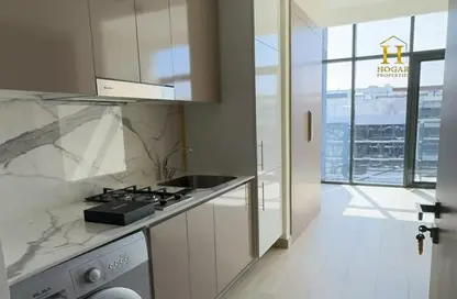 Kitchen image for: Apartment - 1 Bathroom for rent in AZIZI Riviera 16 - Meydan One - Meydan - Dubai, Image 1