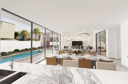 Living / Dining Room image for: Villa - 4 Bedrooms - 6 Bathrooms for sale in Saadiyat Lagoons - Saadiyat Island - Abu Dhabi, Image 1