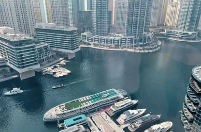 شقة - غرفة نوم - 2 حمامات للايجار في B برج سيلفرين - سيلفيرين - دبي مارينا - دبي