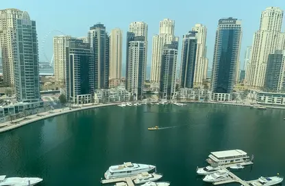 Apartment - 3 Bedrooms - 4 Bathrooms for rent in Marina Sail - Dubai Marina - Dubai
